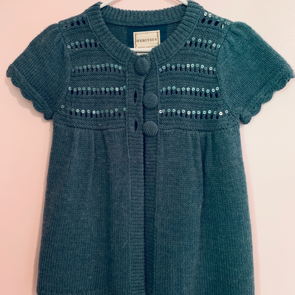 Icy Blue Knit Cardigan
